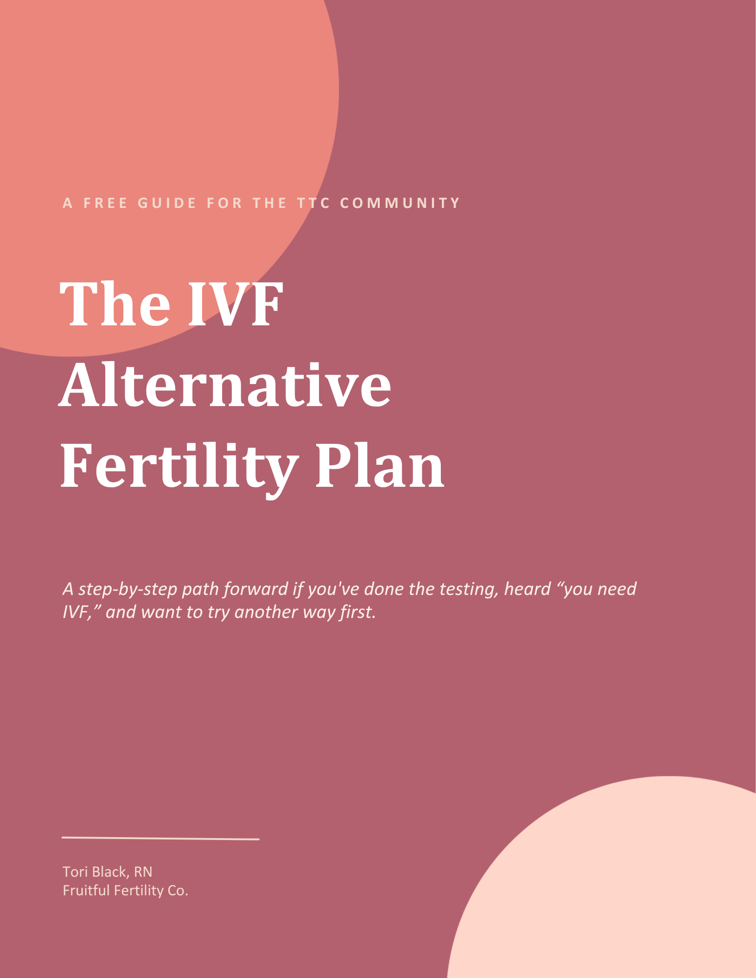 IVF alternative plan